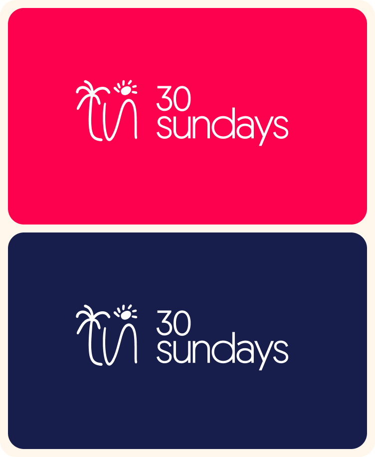 30 Sundays app UI