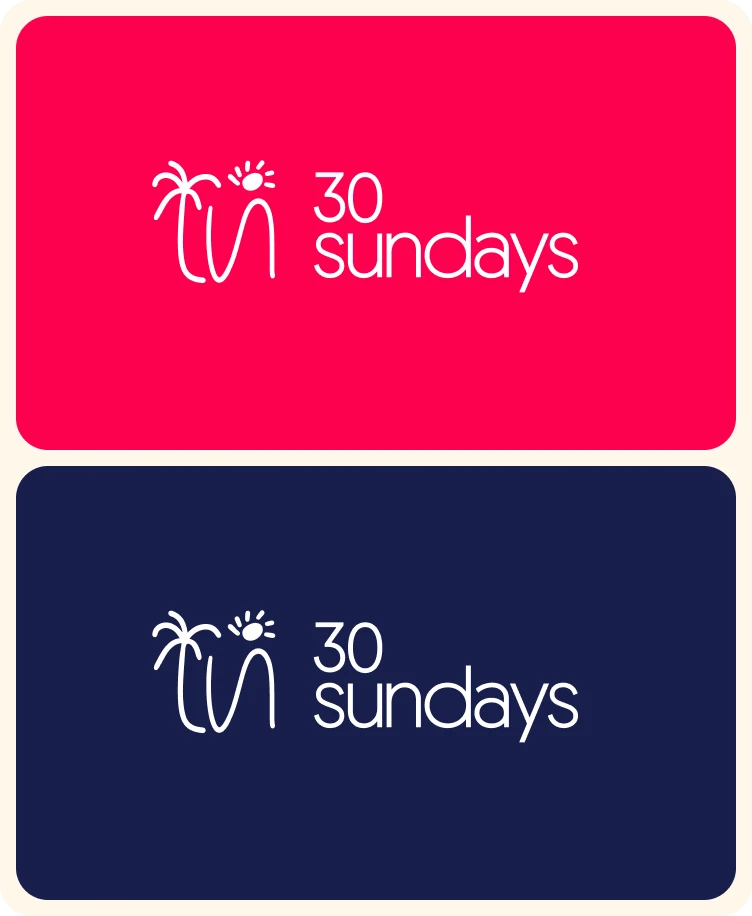 30 Sundays app UI