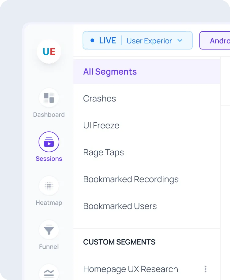 UserExperior user flow map